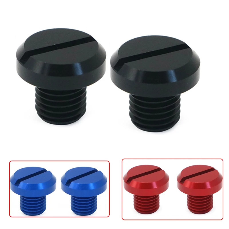 2 PCS M10x1.25 Mirror Hole Plugs Screws Bolts For Motorcycle FZ-07 MT-07 FZ-09 MT-09 HONDA Zusuki DL1000 DL650 GSX-S 1000 GSX-S