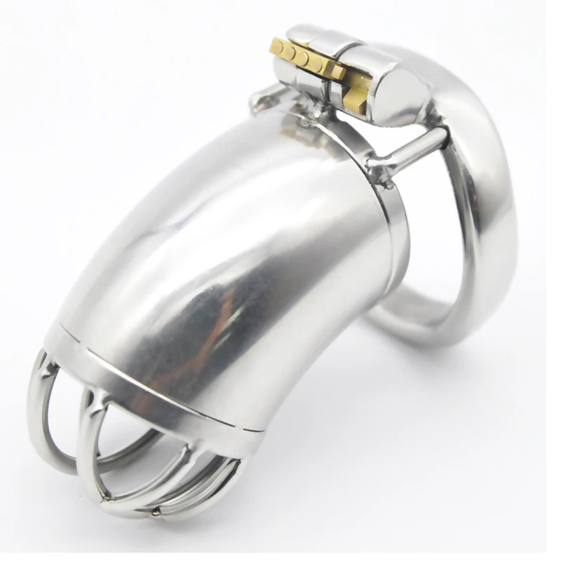 Chaste Bird Male Stainless Steel Cock Cage Penis Ring Chastity Device with Stealth New Lock Adult Sex Toys A271