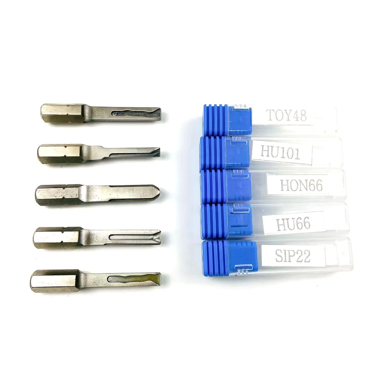 

SIP22 HU101 HON66 HU66 TOY48 TOY43 HU92 Power key Car Repair Pick Key Locksmith Strong Key 5pcs Tools