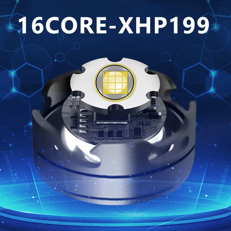 80000Lm Upgrade XHP199 Powerful LED Headlamp With IR Sensor 7800mAH USB Rechargeable Headlight Flashlight Zoom Torch For Camping