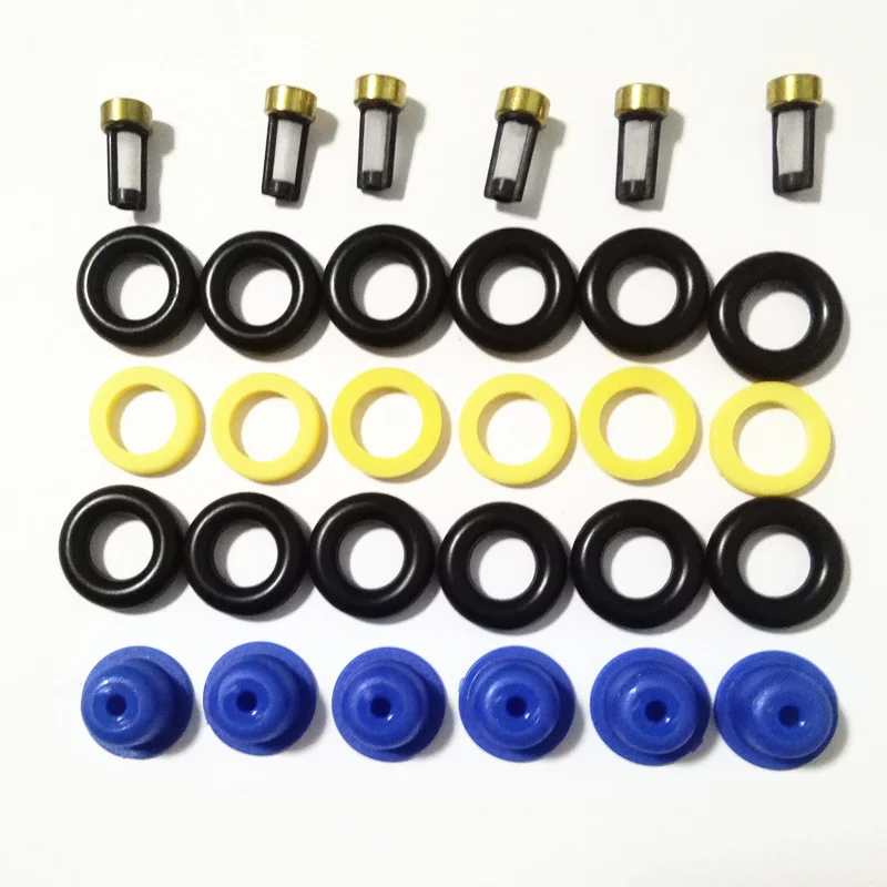 

6sets Fuel Injector Service Repair Kits For BMW E23 E24 E28 E30 E34 320i, 323i, 520i, 525e 533I (AY-RK002) Free Shipping