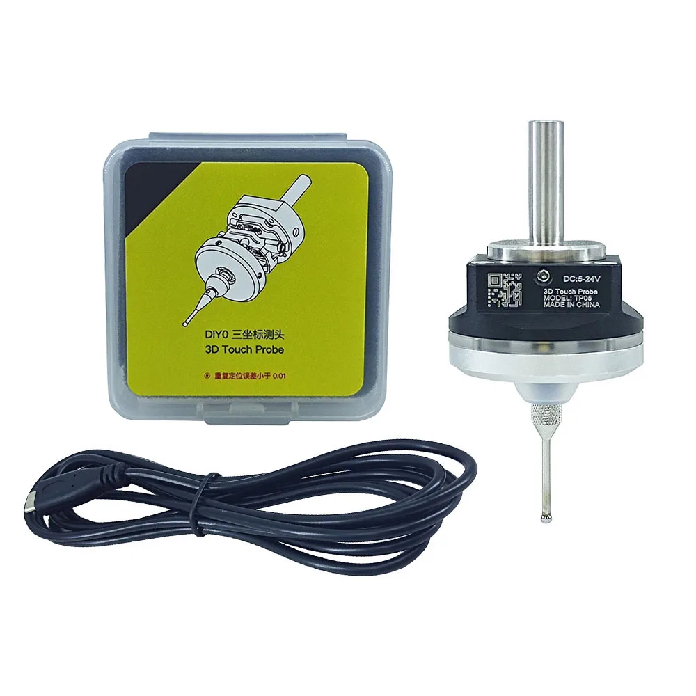 Mais recente atualização v5 cnc anti-rolo 3d ponta de prova finder cnc sonda compatível com mach3 e grbl gravura
