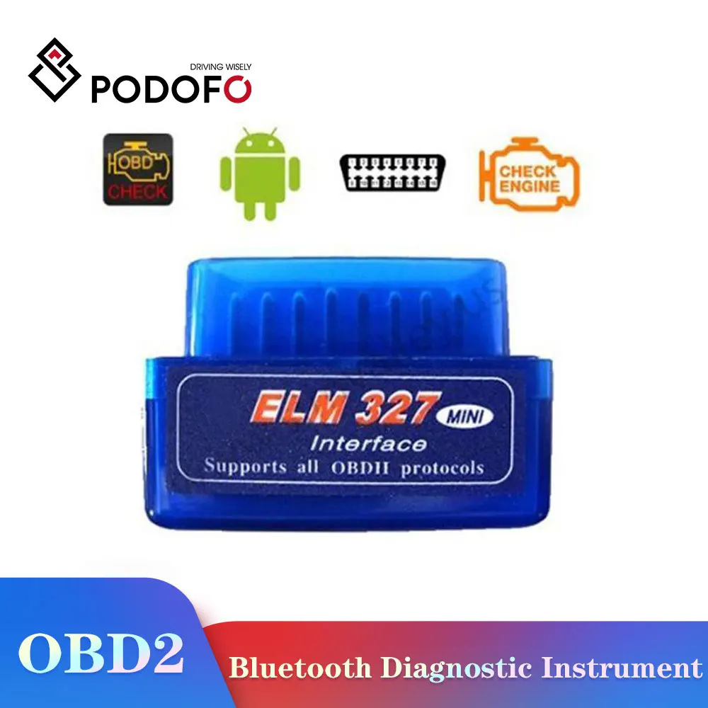 Podofo Bluetooth OBD2 Diagnostic Instrument