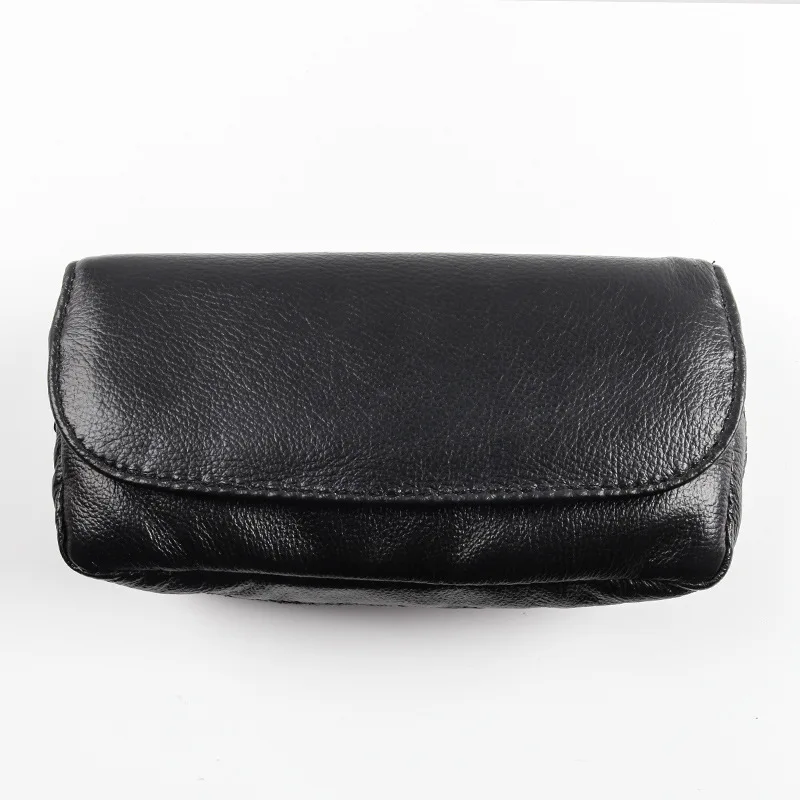 

Real Leather Tobacco Smoking Pipe Case/Pouch Pipe Bag Soft Black Portable Travel Storage Bag Men's Gadgets Tool Accessories