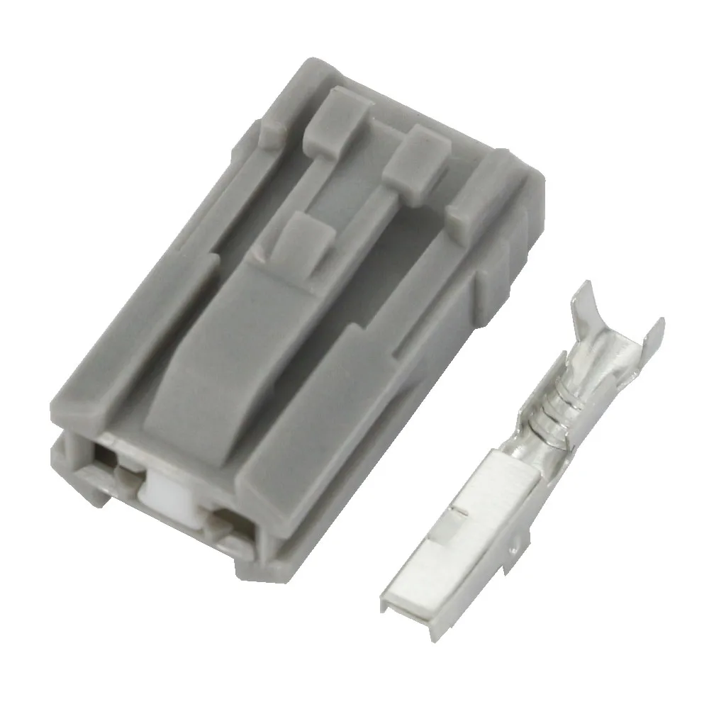 5 Sets 2 Pin High Brake Light Small Light Trunk Light Holder Car Connector with Terminal DJ7023-2.2-21
