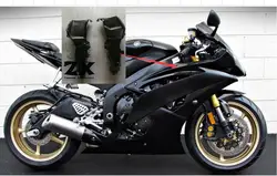 a pair Motorcycle Air Intake Tube Duct Cover For Yamaha YZF R6 2008 2009 2010 2011-2016 air side cover zxmt good unpainted