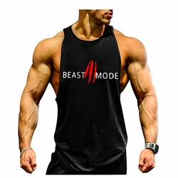 2021 nuove palestre abbigliamento cotone Bodybuilding canotta Bodybuilder Mens Ropa Hombre Top canotta Erkek canotta senza maniche da uomo