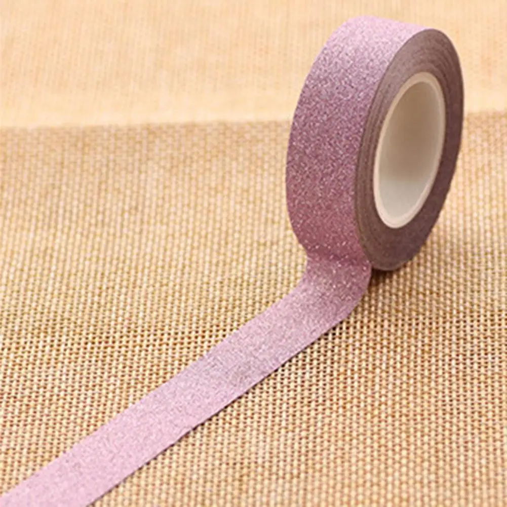 10m Glitter Washi carta adesiva nastro adesivo decorativo fai da te