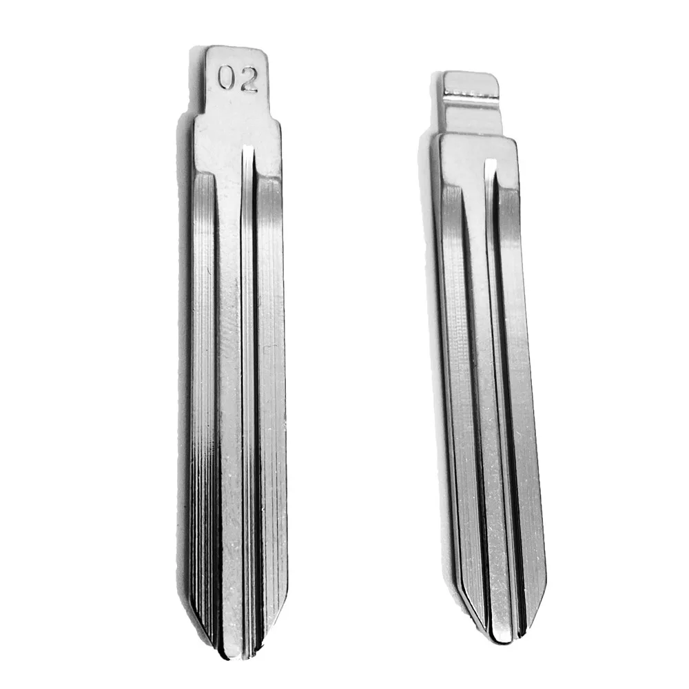 5PCS TOY43 TOY43AT Car Key Blade 02# KD Key Blade for KD VVDI KEYDIY XHORSE for Toyota Alphard Crown Fortuner Highlander Corolla