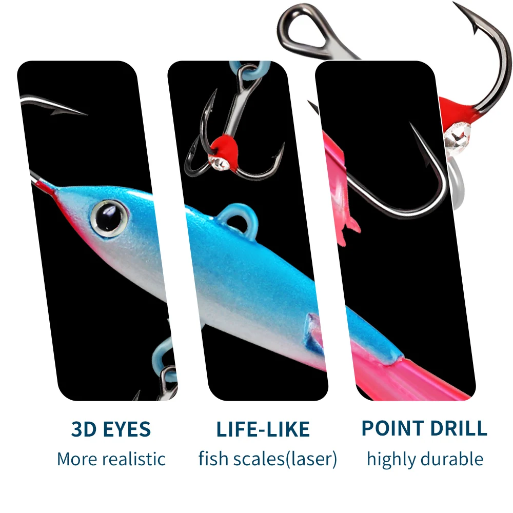 FTK Jig Head vertical para invierno – vinilos y wobblers - imagen 2