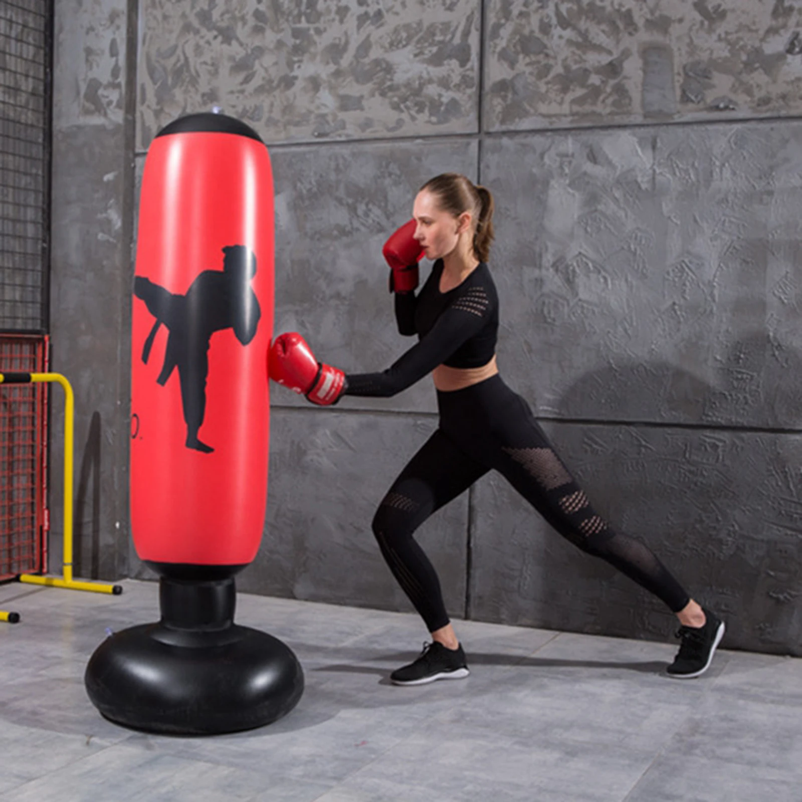 Inflatable Boxing Bag Training Punching Bag Pressure Relief Exercise Child Gym Training Sandbag Fitness Bodybuilding Equipment