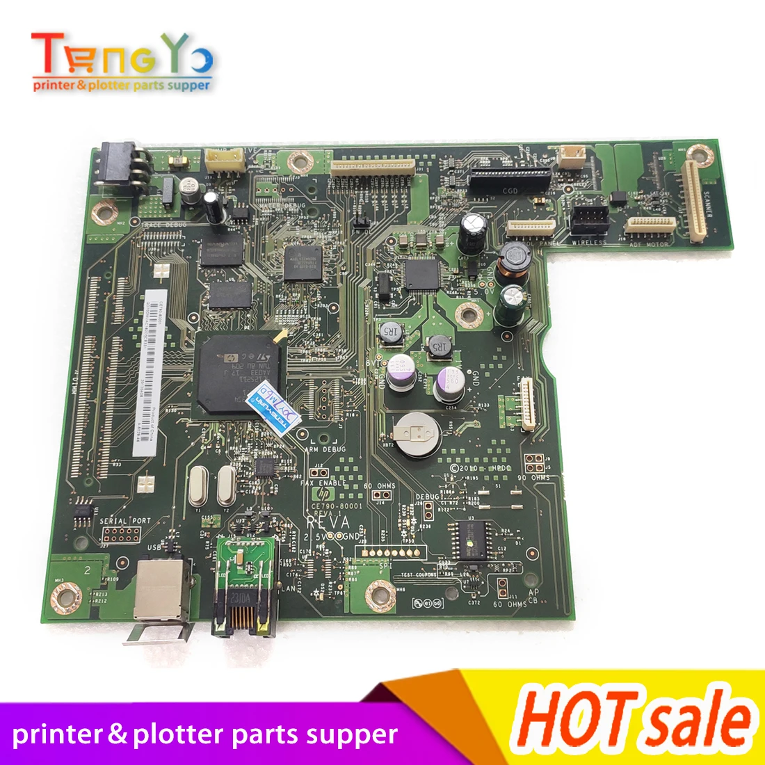 CE790-60001 Logic Main Board Use For HP CM1415fn CM1415fnw CM 1415 1415fn 1415fnw Formatter Board Mainboard