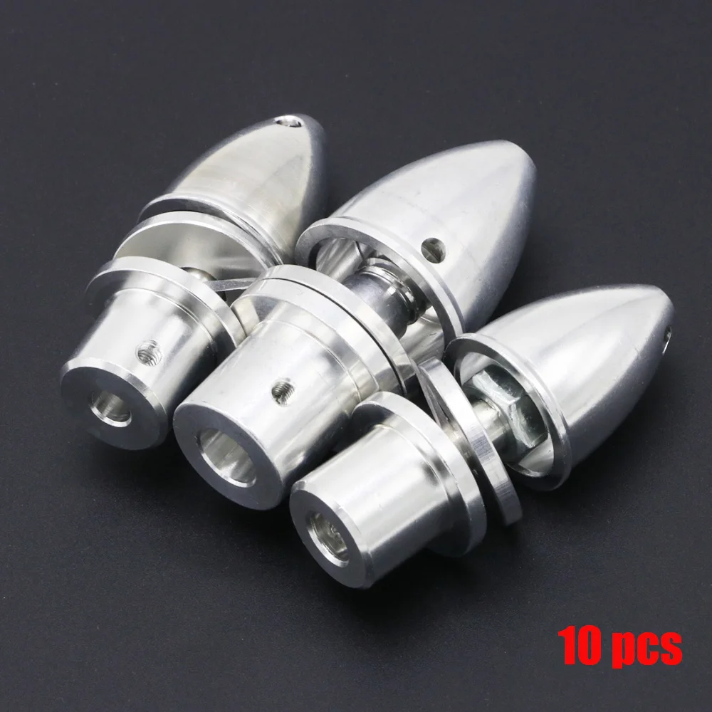 10pcs/lot 2MM 3MM 3.17MM 4MM 5MM 6MM 8MM 10MM RC Aluminum Bullet Propeller Adapter Holder for Rc Brushless Motor Prop Dropship