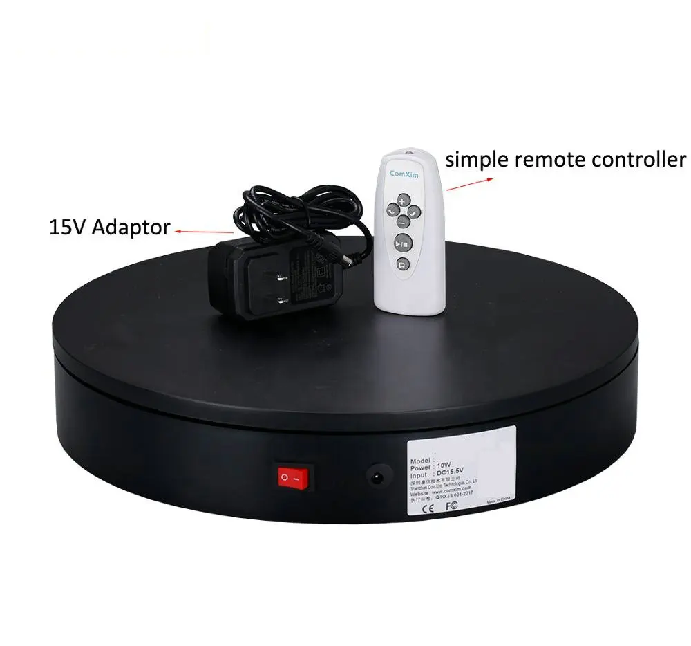 HQ R01 Remote Control Listrik Berputar Turntable Display Stand Lazy Susan Dasar Otomatis Rotary Stand Bergulir Platform