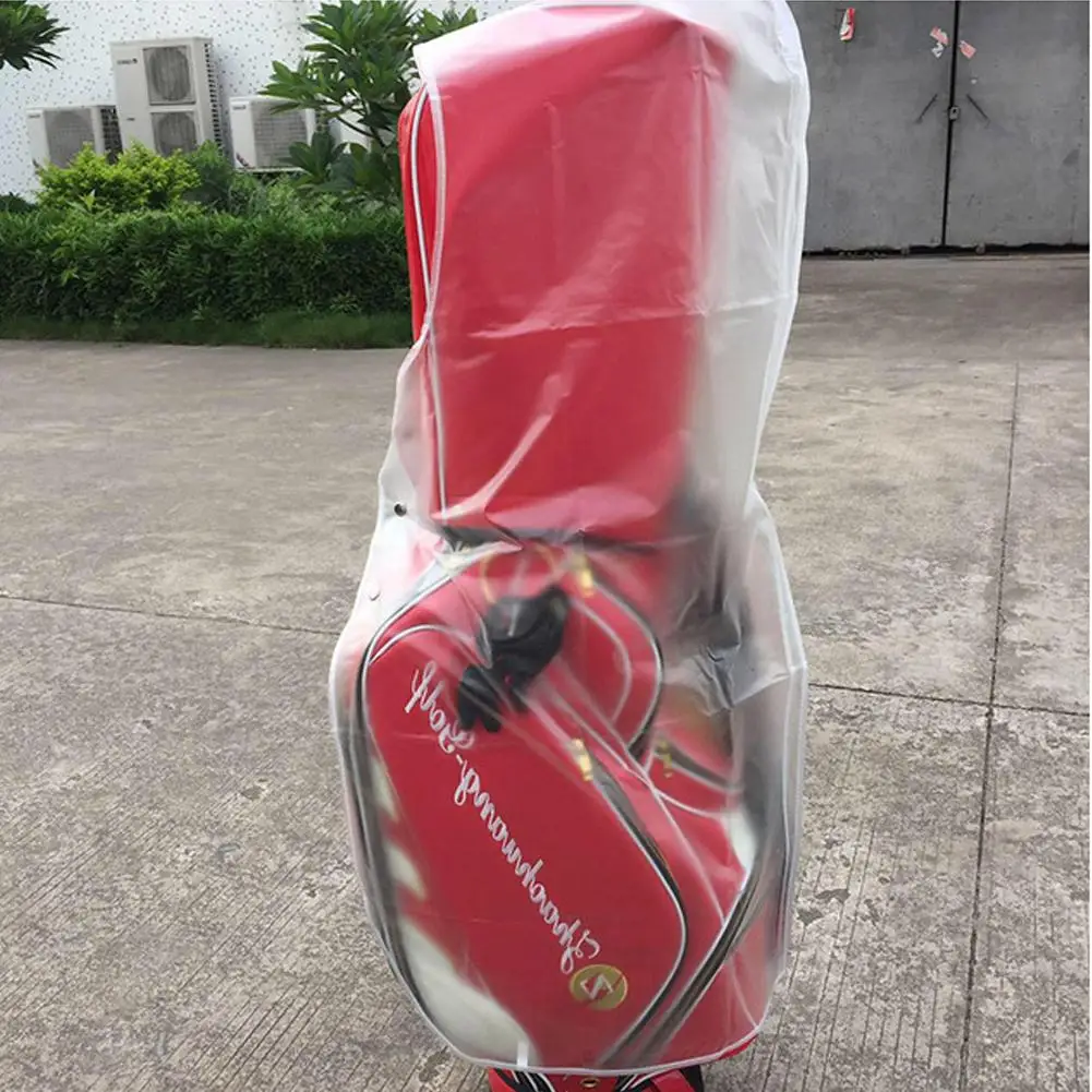 PVC Golf Bag Waterproof Dustproof Golf Rain Cover Shield Wear Resistant Outdoor Rod Protector Transparent Anti-dust Cape Package