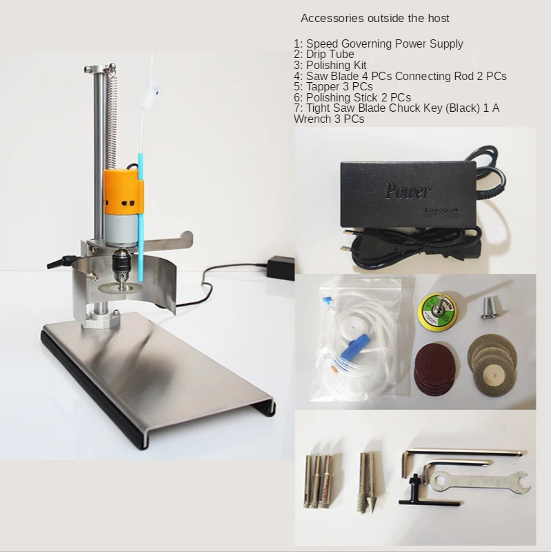 110V-240V Wine Bottle Cutting Machine Electric Glass Ceramic Bottle Cutter Bottle Making Pots Grinding Drilling and Cutting