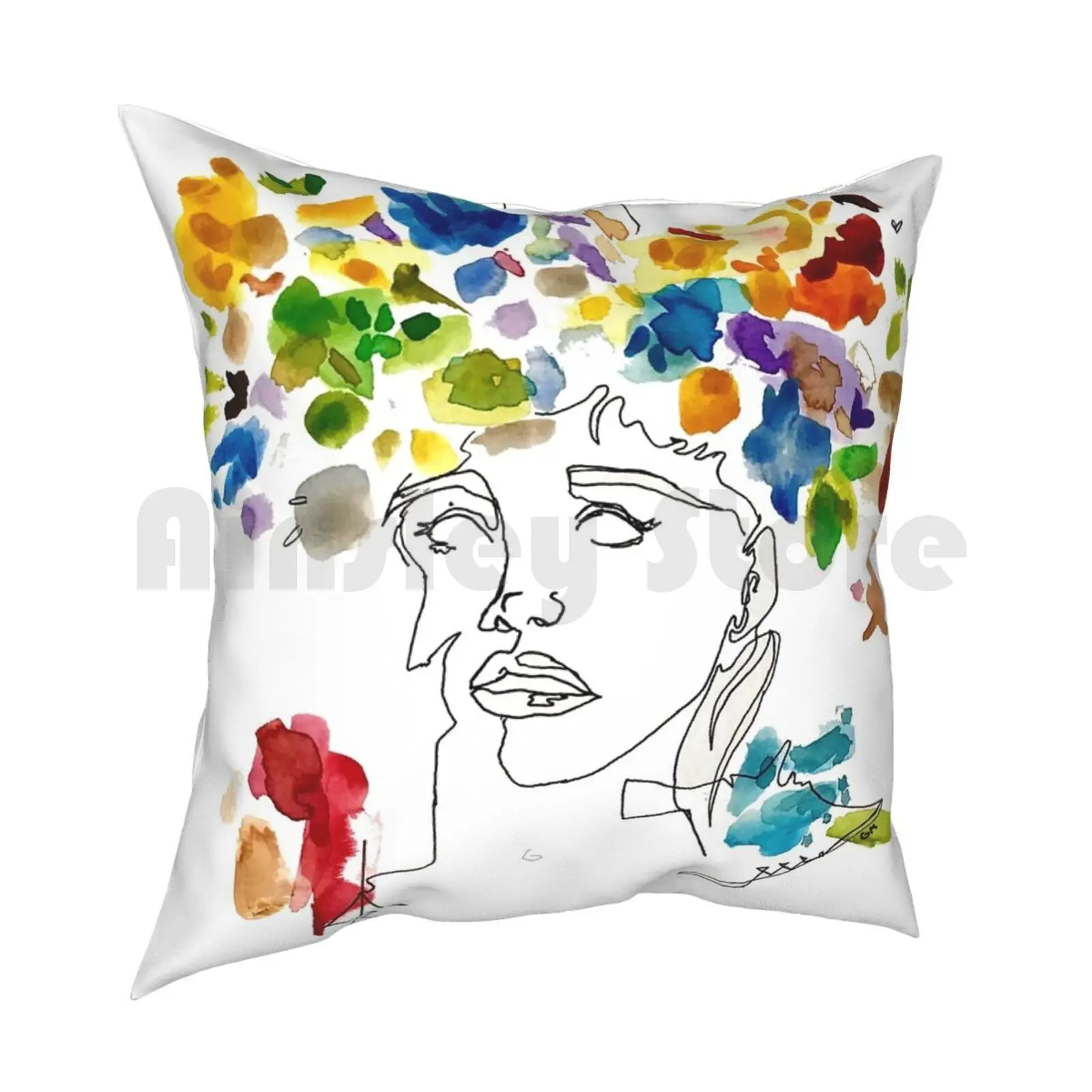 Midsommer Pillow Case Printed Home Soft DIY Pillow cover Midsommer Movies Florence Pugh Midsummer A24 Horror Horror Film