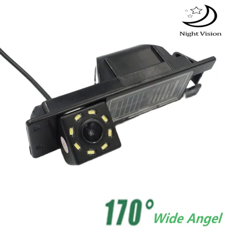 170 Degree Lens 8LED Car Parking Rear view Camera for Opel Astra H J Corsa D Meriva A Vectra C Zafira B FIAT Grande Insignia