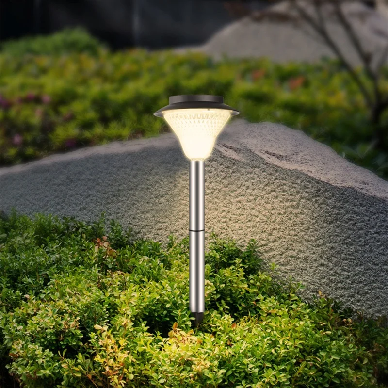 Lámpara de luz Solar para exteriores, luz LED de césped contemporáneo, impermeable IP65, decorativa para patio, parque y jardín, 86 luces