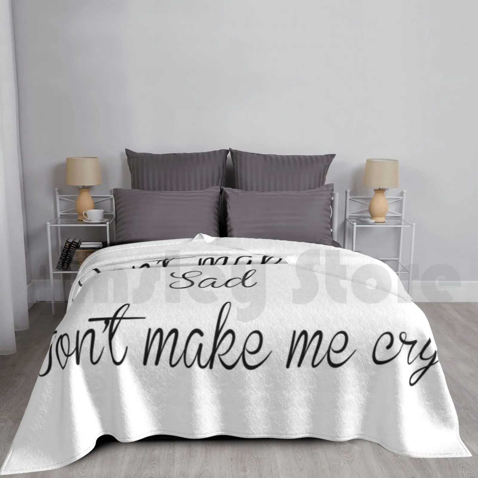 بطانية حزينة لانا أزياء مخصصة حزينة لانا ديل ري الطباعة الموسيقية Ldr الفتيات إقتباس #1