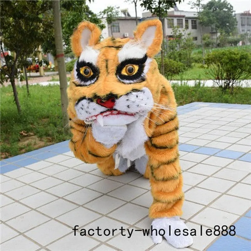 2019 Hot Tiger Mascot Costume Event Cheerleading Animal Party Cosplay Game Dress Event Unisex Cartoon Apparel Cosplay Halloween