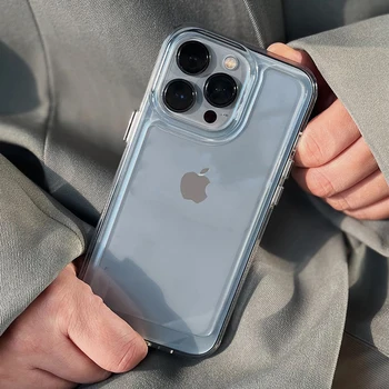 Luxury Shockproof Clear Hard Case for iPhone 13 12 Pro Max 11 X XR XS 7 8 Plus Camera Lens Protective Transparent Soft Cover 1