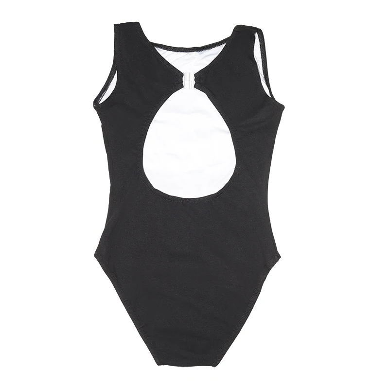 Customized Logo Women Pure Color Tank Ballet Dance Leotards Scoop neck Gymnastics  Bodysuits Woman Ballerina Stage costume