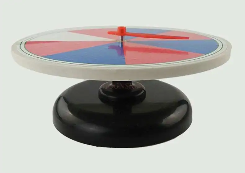 Color block turntable Three-color turntable for primary school concept teaching experiment equipment instrument teaching aids