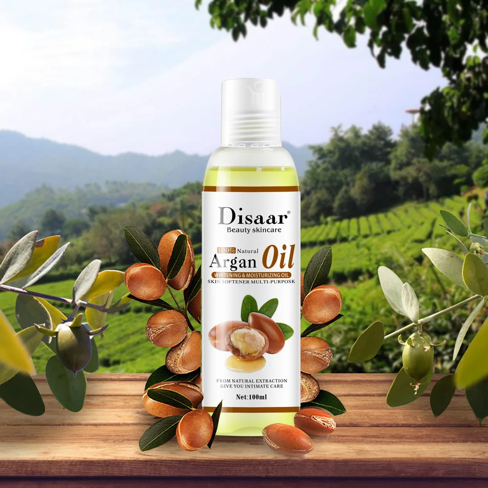 Disaar 100% Natural Organic Argan Oil Face And Body Relaxation Oil Massage Moisturizing Hydrating Best Skin Care Control Product