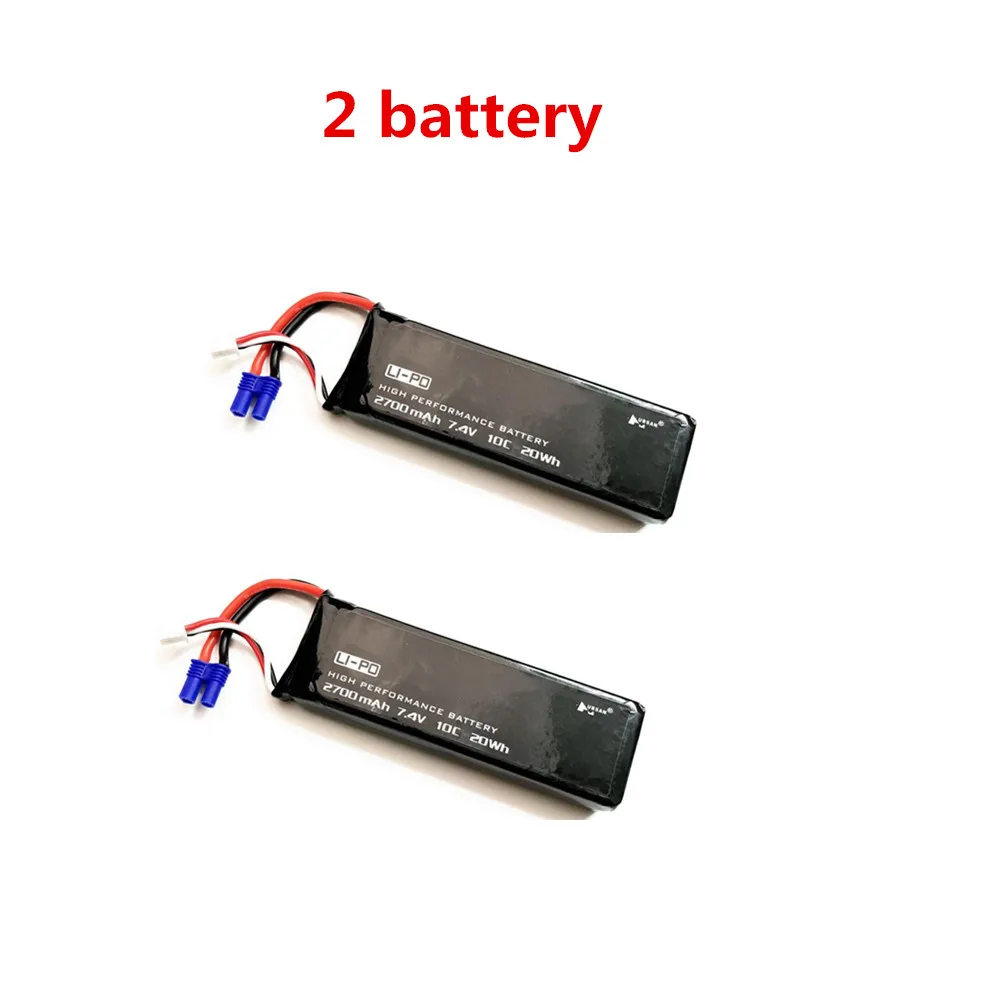 Accessori batteria originali per Hubsan H501C / H501S Quadcopter RC Drone accessori batteria 7.4V 2700 mAh Lipo parti della batteria