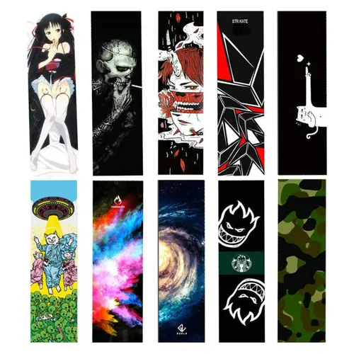 스케이트보드 사포 미니 롱보드 데크 그립 테이프, 샌드페이퍼 그립 테이프, PVC 및 실리콘, 84cm  Best5