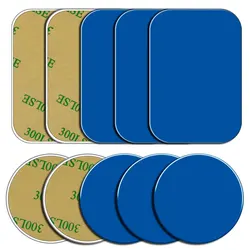 5pcs Metal Plate Disk Iron Sheet for Magnetic Car Mobile Phone Holder Self-adhesive Metal Plate Sticker for Magnet Car Stand