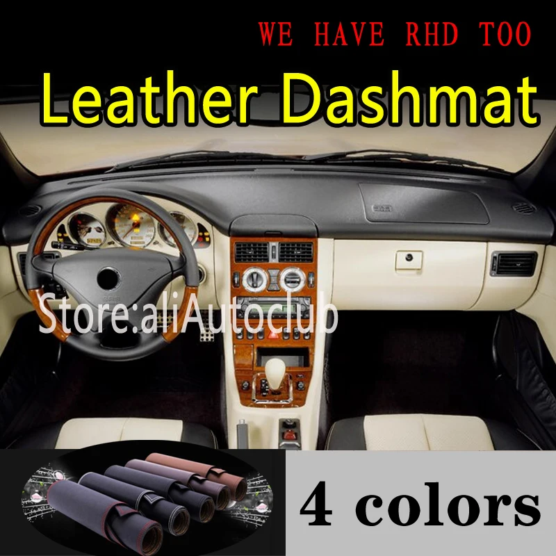 For Mercedes-Benz SLK Class G1 R170 200K SLK230K 280 300 350 1996-2004 Leather Dashmat Dashboard Cover Dash Mat Sunshade Carpet