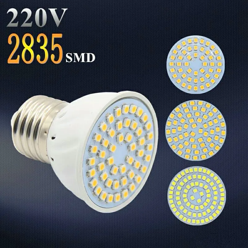 

LED Bulb Spot Light E27 LED Lamp GU10 Spotlight Bulb MR16 7W 9W 12W 15W 220V Lampara E14 48 60 80leds Indoor Lighting B22