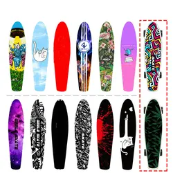 55*13cm Small Fish Board Sandpaper Mini Skateboard Sticker Thickened Anti-skid Sandpaper Banana Board Sandpaper