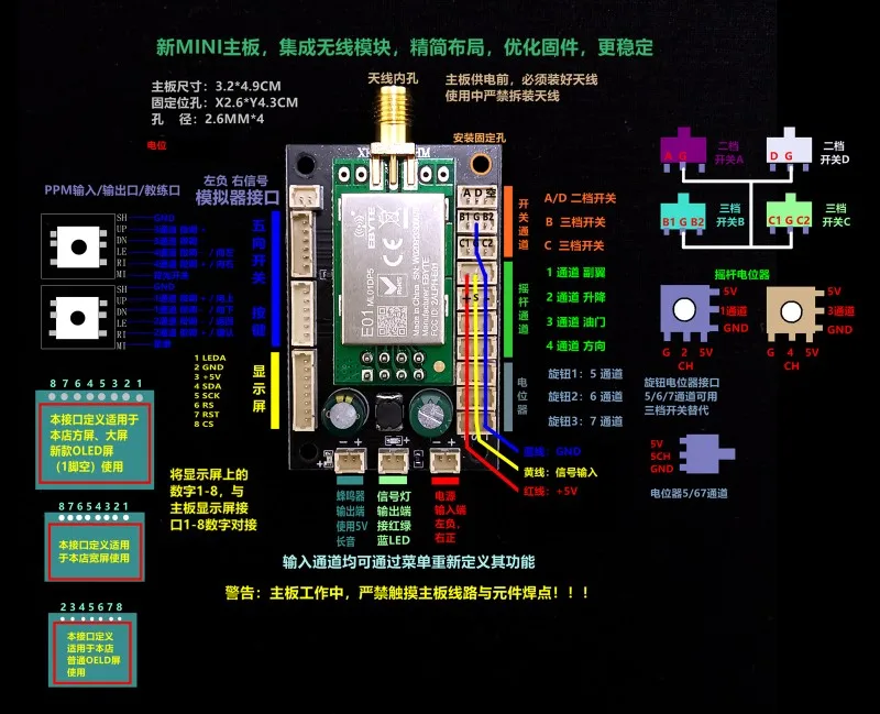 

Aircraft Model Remote Control Lori Motherboard Upgrade Motherboard New Remote Control Board DIY Board Core Board Mixed Control