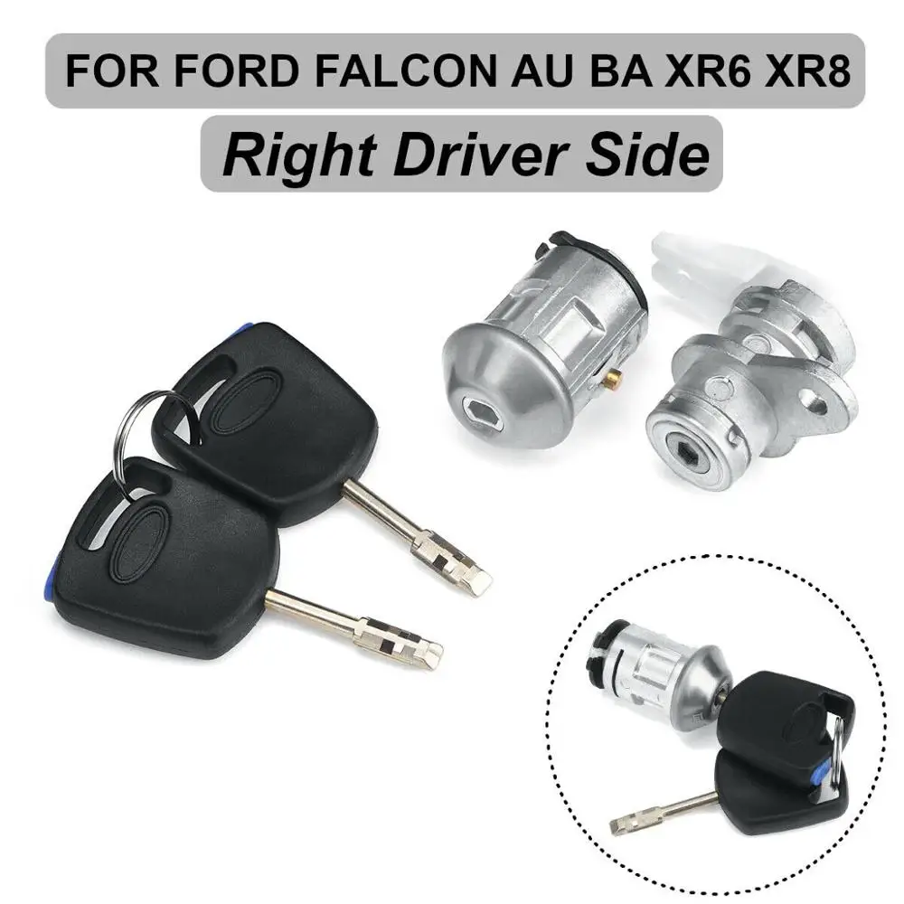 AU IGNITION BARREL DRIVER Right DOOR LOCK & KEYS SET FORD FALCON AU BA XR6 XR8