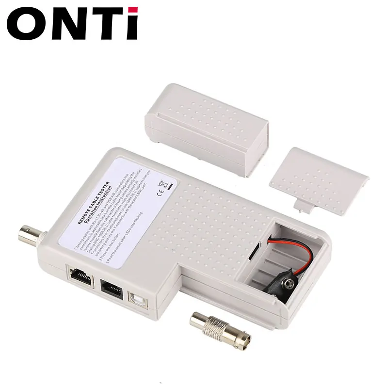 ONTi New Remote RJ11 RJ45 USB BNC LAN Network Cable Tester For UTP STP LAN Cables Tracker Detector Top Quality Tool