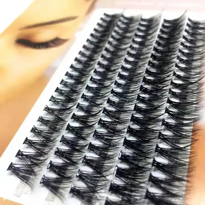 60/100/160 Bundles Extension ciglia Natural 3d Faux Mink Eyelashes Individual Cluster Lashes Make Up Cilia False Eye Lashes Hot