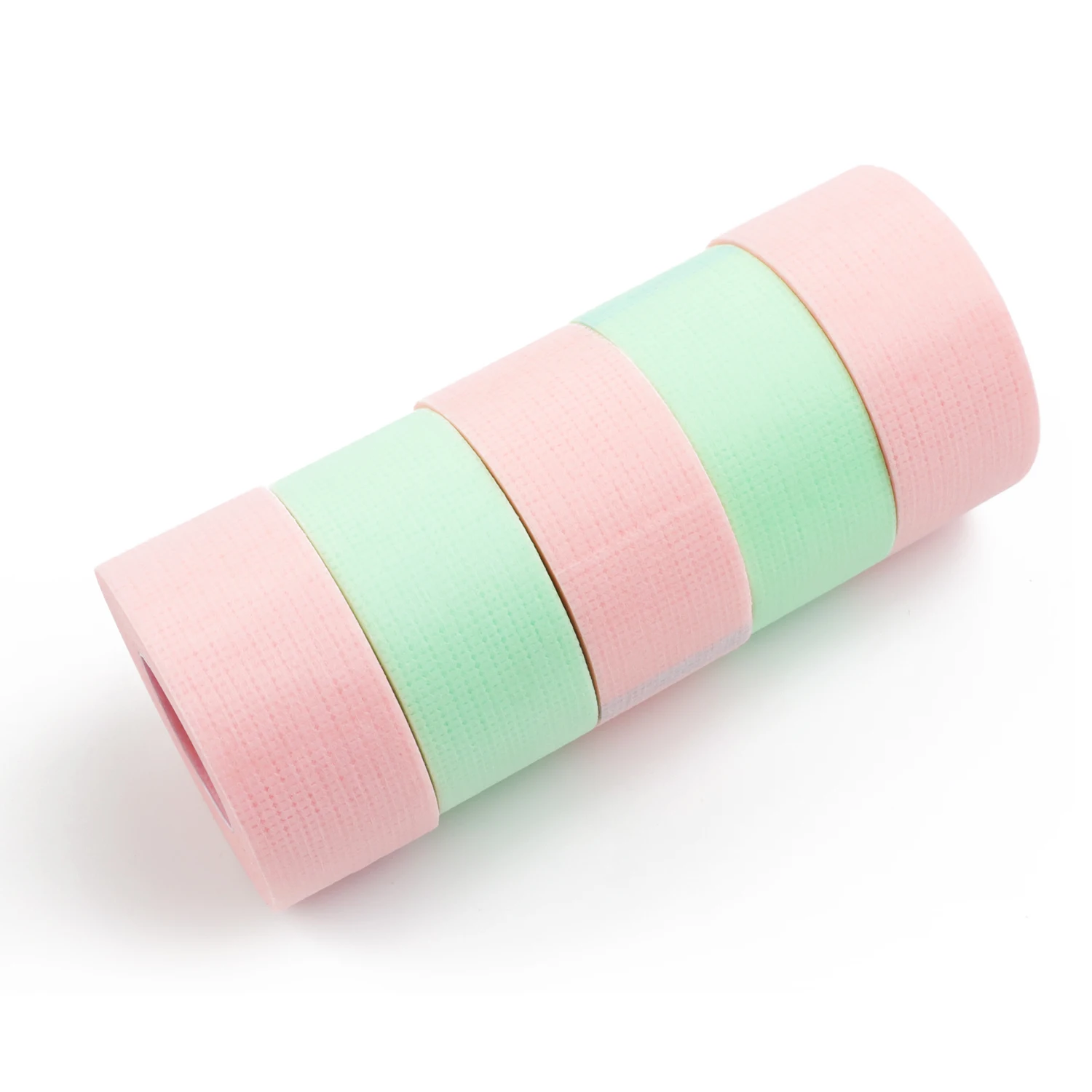 TDANCE Colorful Soft 5 Rolls Professional Breathable Makeup Eyelash Extension Medical Tapes Adhesive Tape for False Lashes Tools