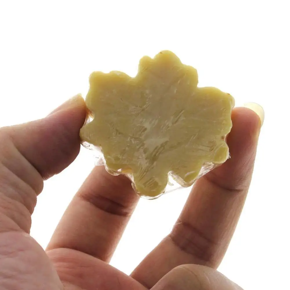 2 pezzi di sapone fatto a mano in foglia d'acero regalo di nozze splendidamente intagliato per gli amici con scatola di imballaggio forniture per feste 2021