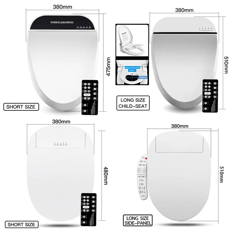 Imagem -06 - Koheel Assento de Vaso Sanitário Inteligente Capa de Bidê Elétrico Bidê Inteligente Aquecido Assento de Vaso Sanitário com Luz Led Assento de Vaso Sanitário Inteligente