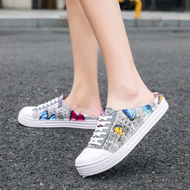 Summer Women Slippers Imitation Sneaker Slippers Outdoor Garden Shoes Female Pool Sandals Bathroom Flip Flops Beach Slippers