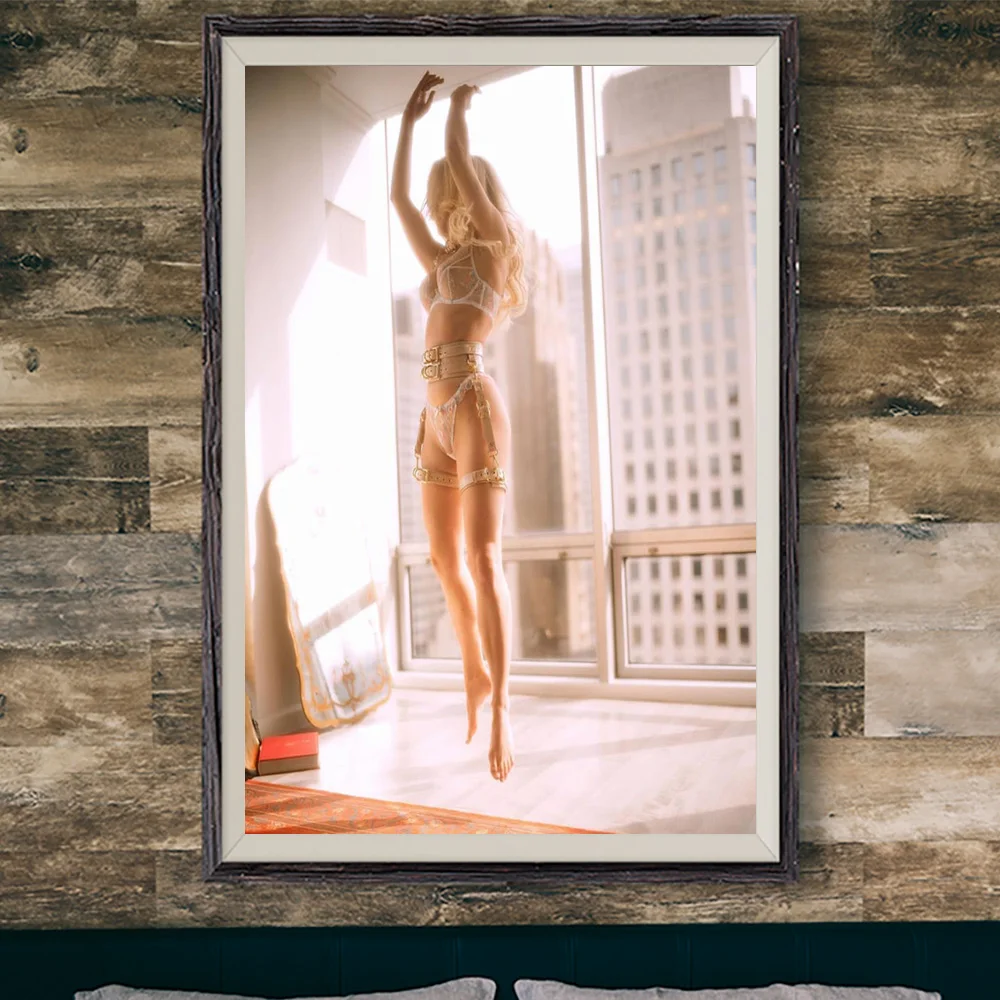 E072 Rachel Lynch Sexy Model Movie Star Wall Silk Cloth Poster Art Home Decoration Gift