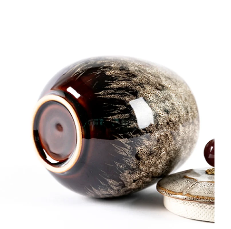 فرن تغيير السيراميك تخزين مختومة جرة مع غطاء الشاي العلبة الرئيسية صندوق الشاي الغذاء تنظيم صندوق برطمان للحلوى الديكور خزان