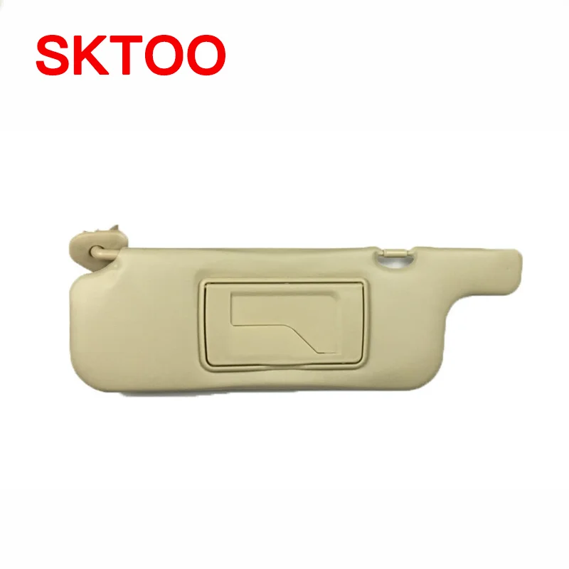 SKTOO For Toyota Corolla 2003-2012 Beige Inner Front Windscreen sun visor with makeup mirror