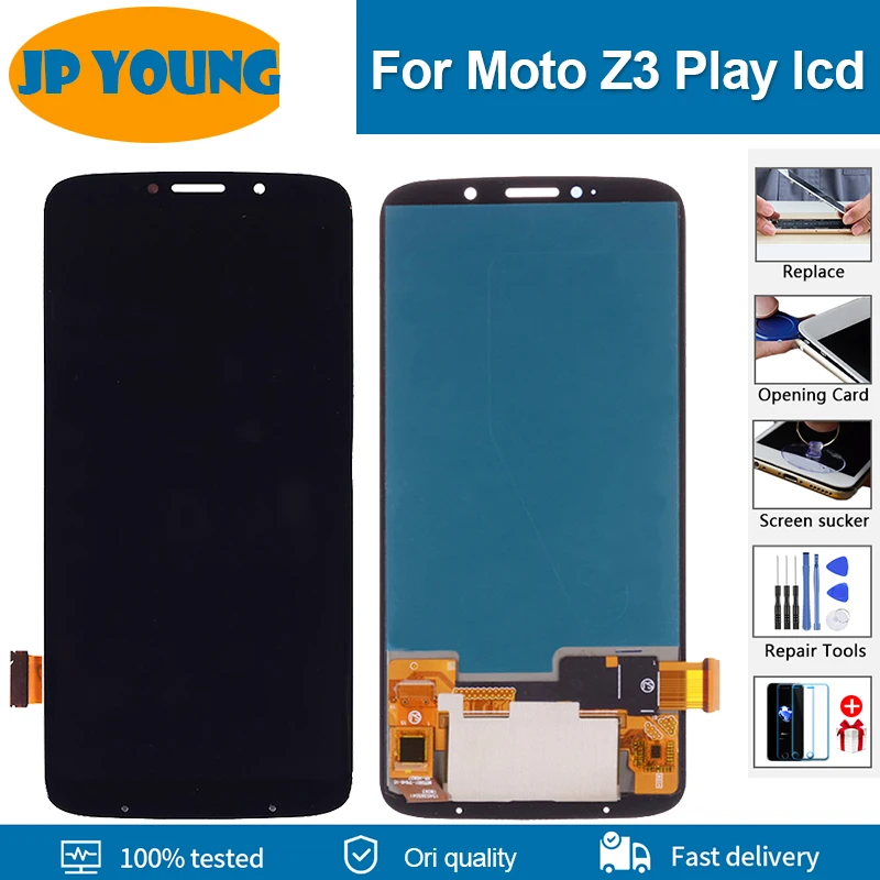 Original AMOLED For Motorola Z3 Play LCD Display 6.01