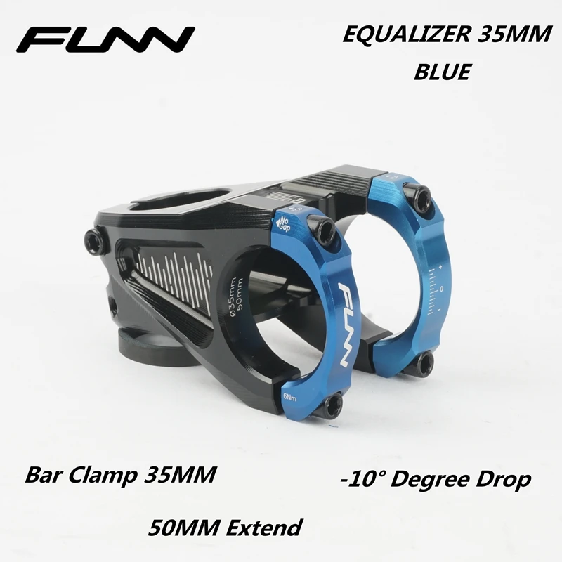 FUNN Equalizer-MTB Mountain Bike Alloy Full CNC Bar Clamp, Enduro
