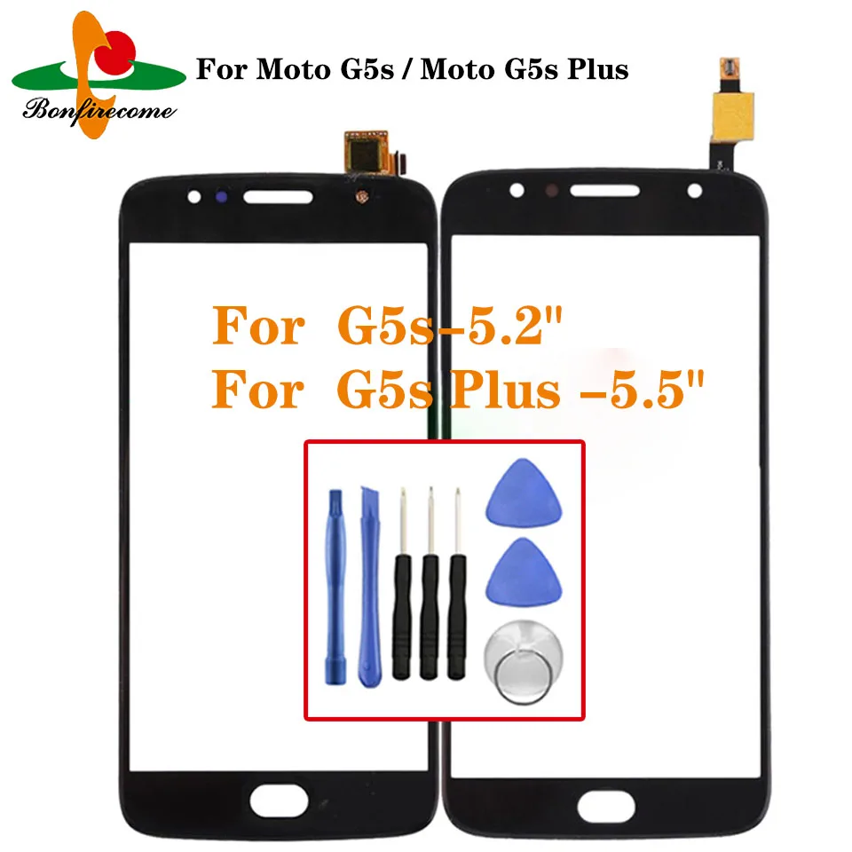 For Motorola Moto G5S XT1791 XT1792 XT1794 Touch Screen Digitizer Panel For Moto G5S Plus XT1802 XT1805 LCD Front Glass Sensor