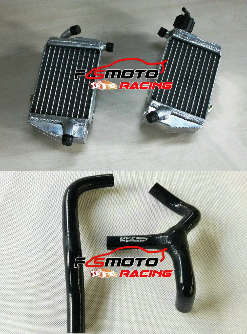 

Aluminum Radiator + Silicone Hose For KTM 65 SX SXS XC 65SX 65XC 2009-2015 2010 2011 2012 2013 2014 09 10 11 12 13 14 15